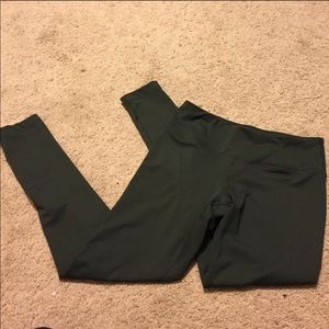 NWOT 90 degree full length legging olive M